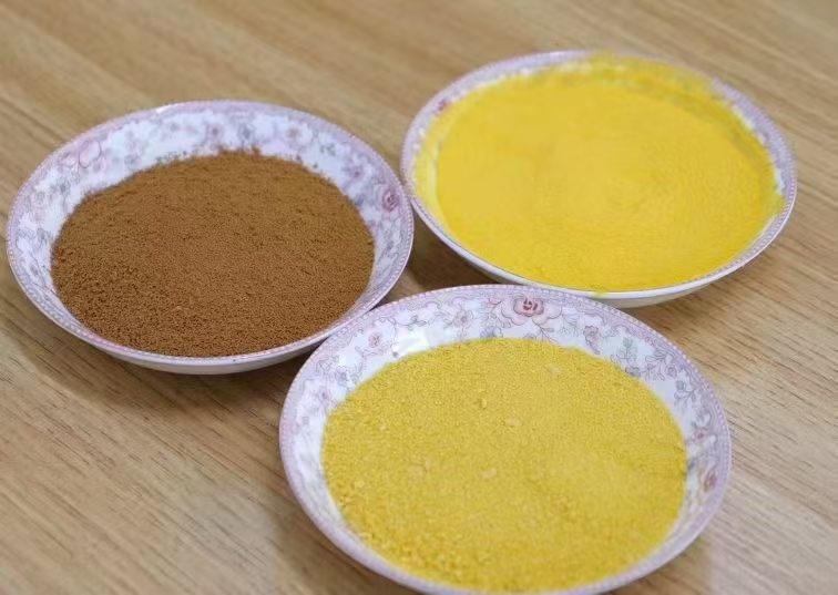 Summarize the effects of polyaluminium chloride on treating swimming pool water